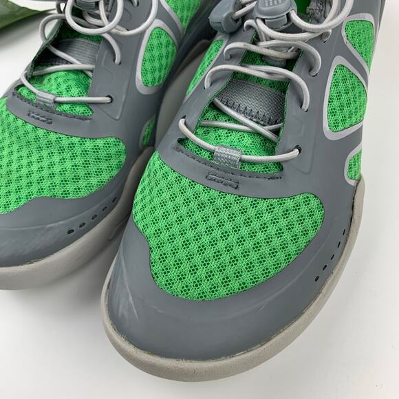 Simms Current Water Shoes Green Grey Bungee Lace Women's 6.5 - Picture 3 of 12